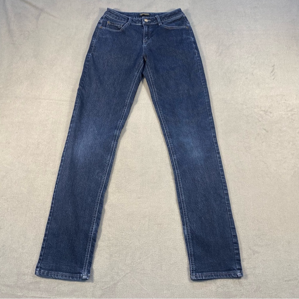 Apparel Collection Women’s Classic Blue Straight Leg Jeans, size 28